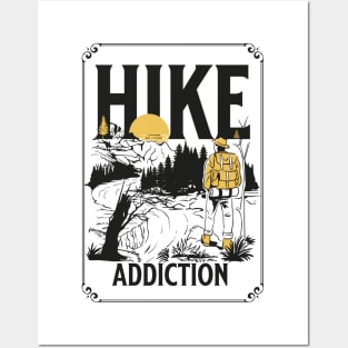 Hike Addiction Posters and Art